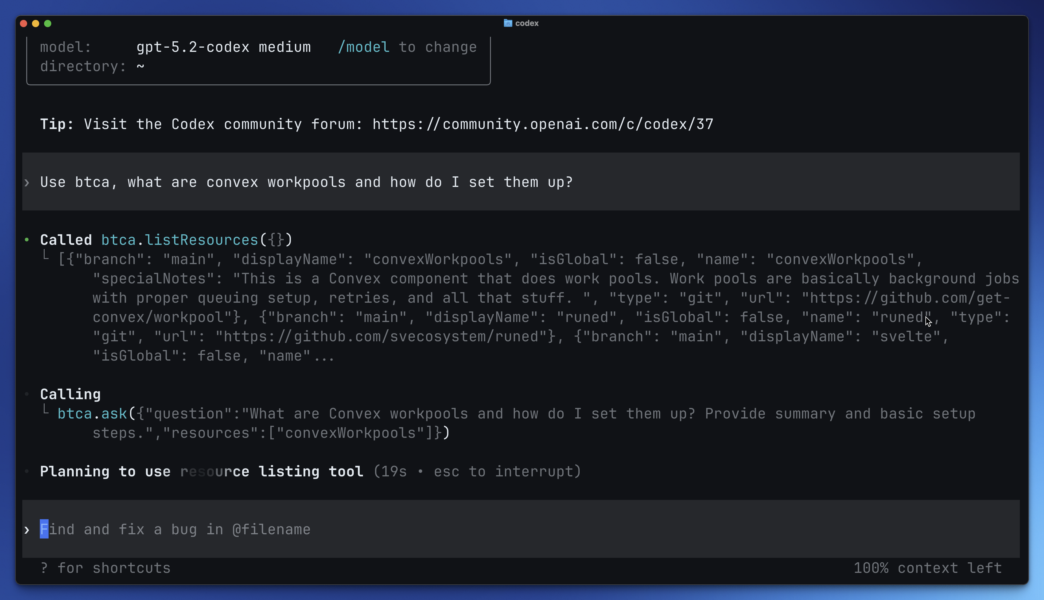 btca MCP server showcase
